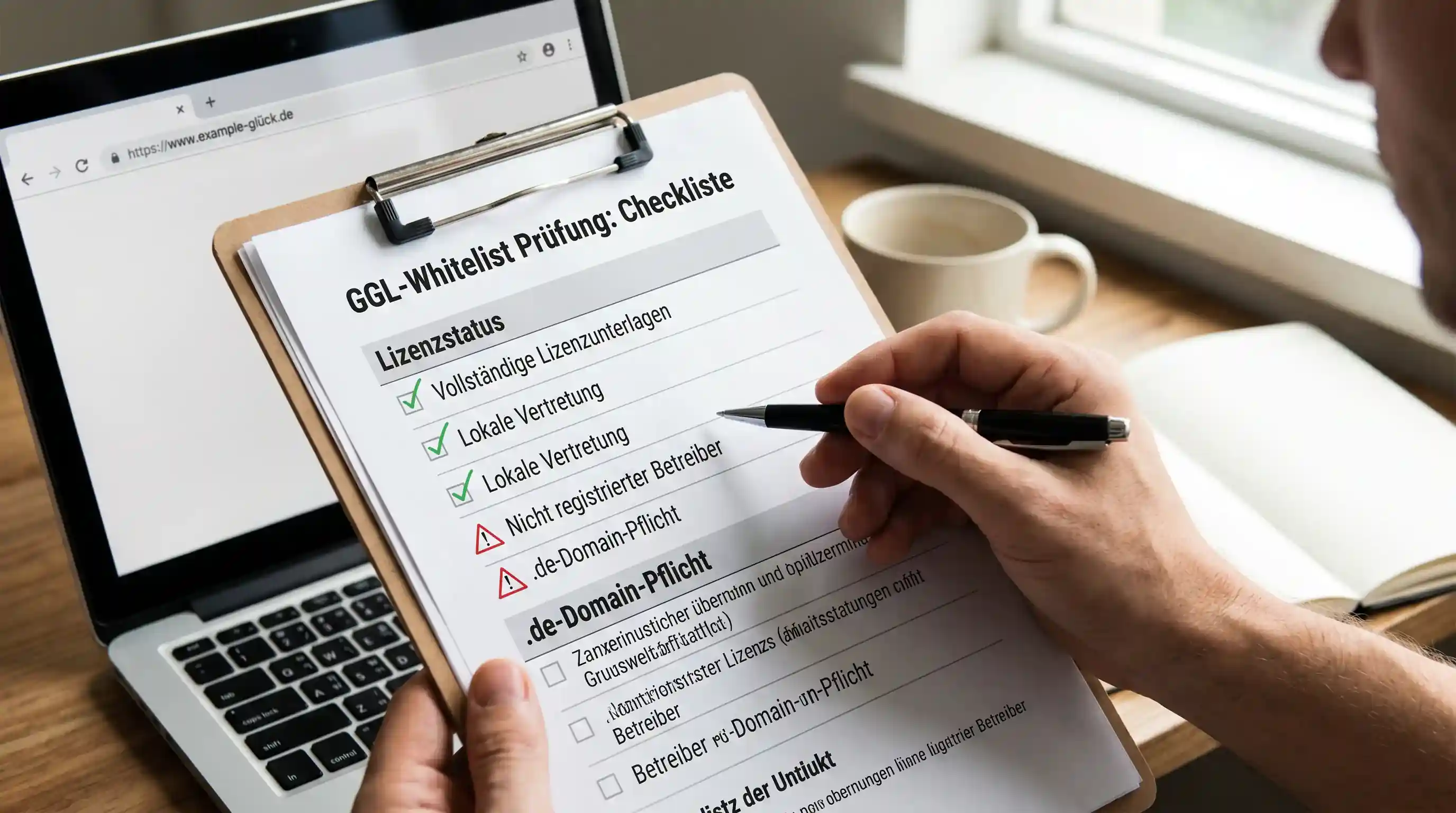 GGL Whitelist Prüfprozess für lizenzierte Basketball Wettanbieter in Deutschland mit .de-Domain